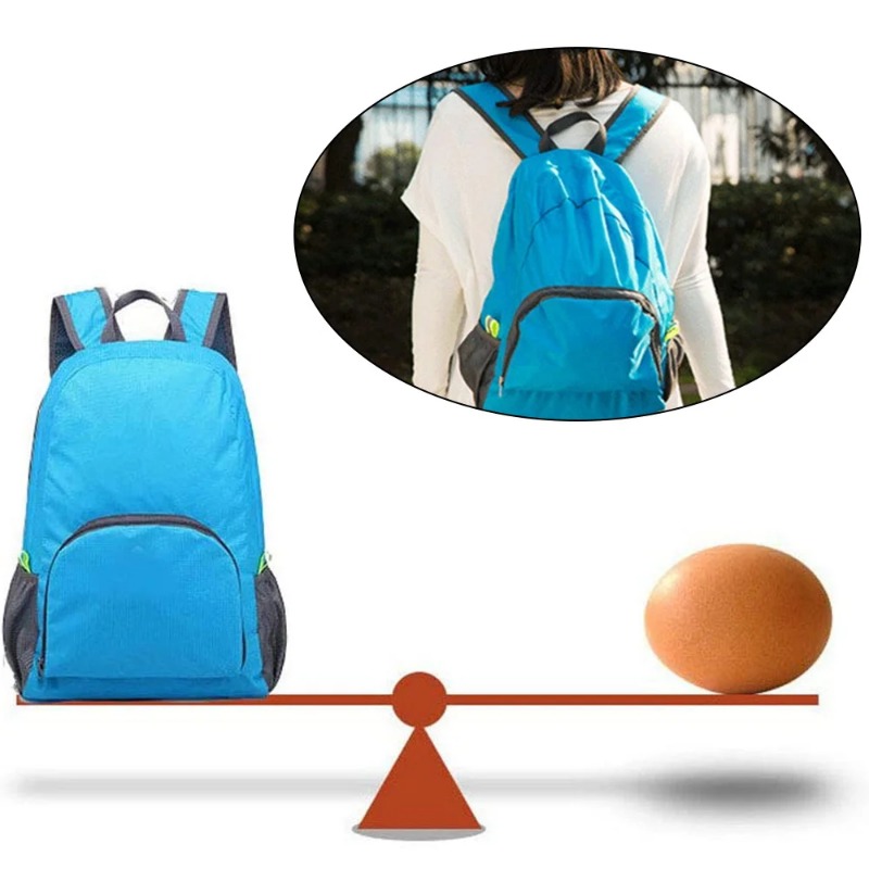 Zd Outdoor Camping - Multifunctional Foldable Backpack Travel Bag Lightweight