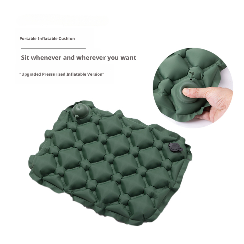 Outdoor Camping Mat - Inflatable Seat Cushion,Portable Lightweight Travel Air