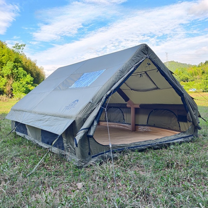 Outdoor Camping Inflatable Tent - Family Spacious Camping Tents Outdoor Thickened