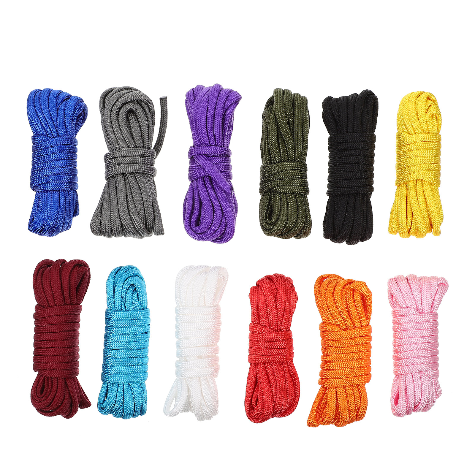 Outdoor Camping Tarp - 12 Rolls Heavy Duty Braided Camping