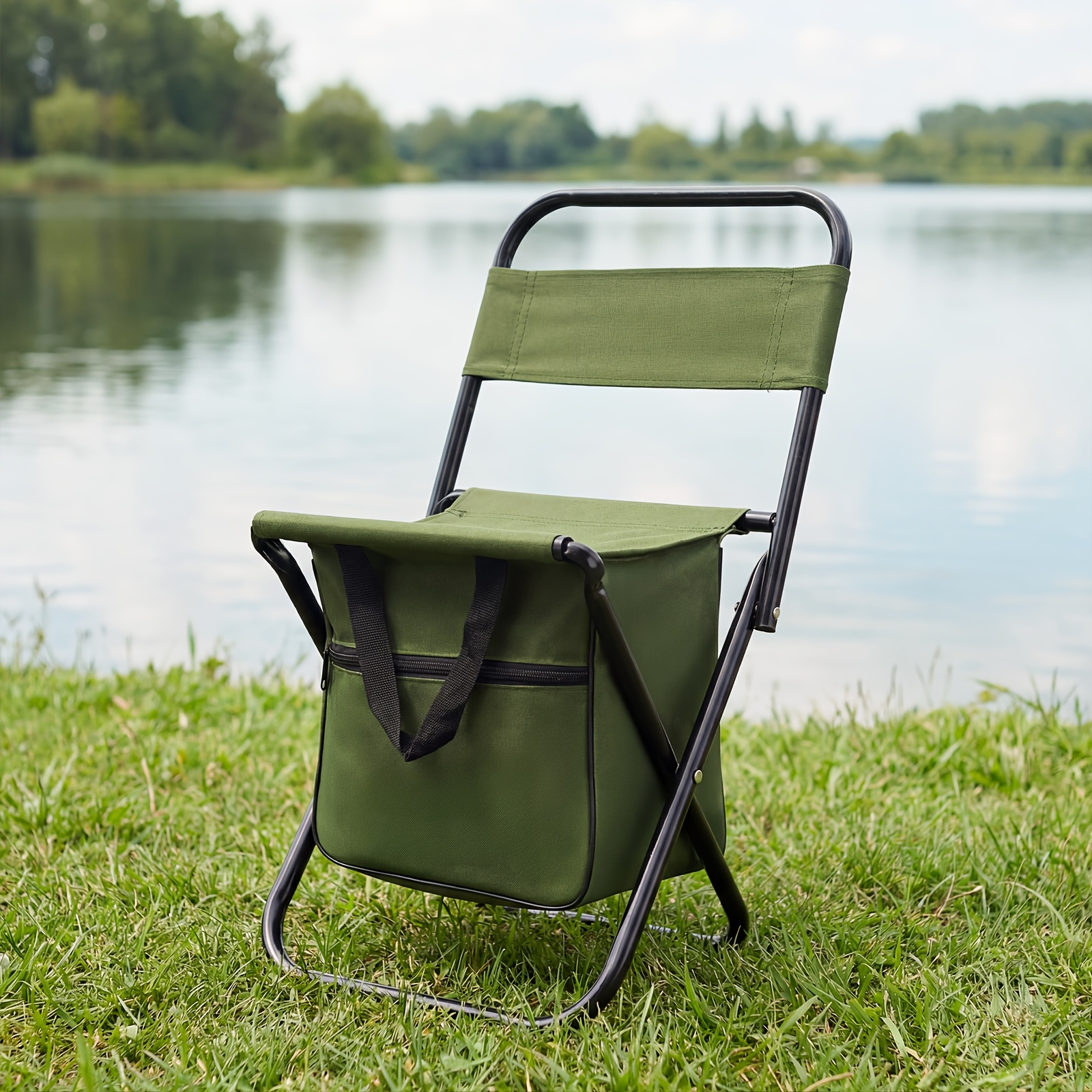 Outdoor Camping Folding Chairs - 2 in 1 Camping Chair with