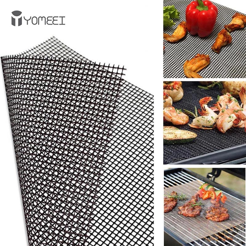 Outdoor Camping Mat - YOMEEI 1Pcs Barbecue Grilling Mats Grid