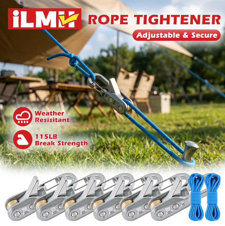 Outdoor Camping Tarp - iLMH Rope Tightening Tool, Heavy Duty
