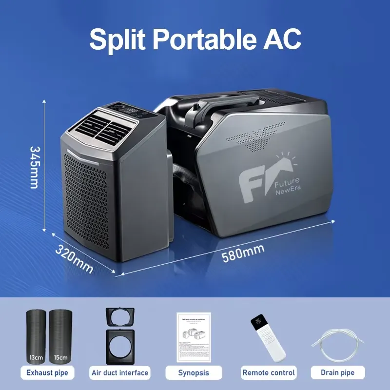 Outdoor Camping Air Conditioner - Outdoor 6000BTU Mini Portable Tent Small