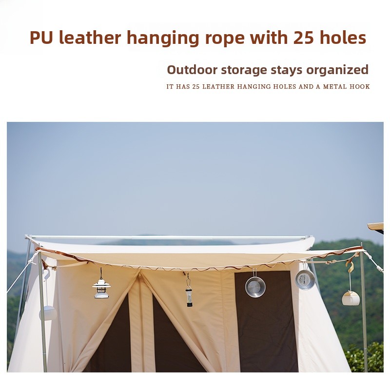 Portable Leather Camping Hangi - Outdoor Camping Tarp reseña y precio