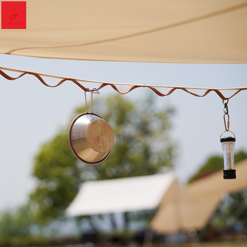Portable Leather Camping Hangi - Outdoor Camping Tarp reseña y precio