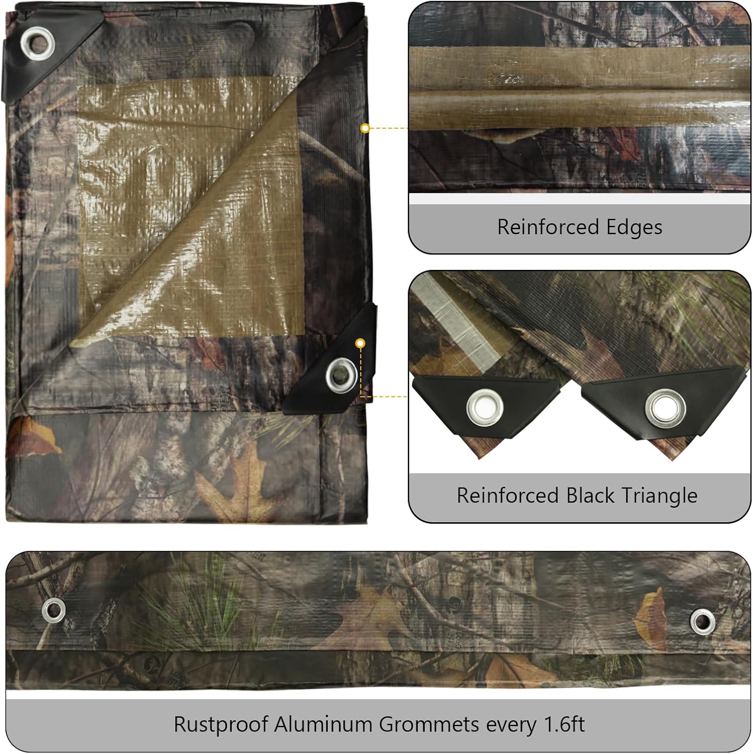 Heavy Duty 9 Mil Tarp Cover Wa - Outdoor Camping Tarp reseña y precio