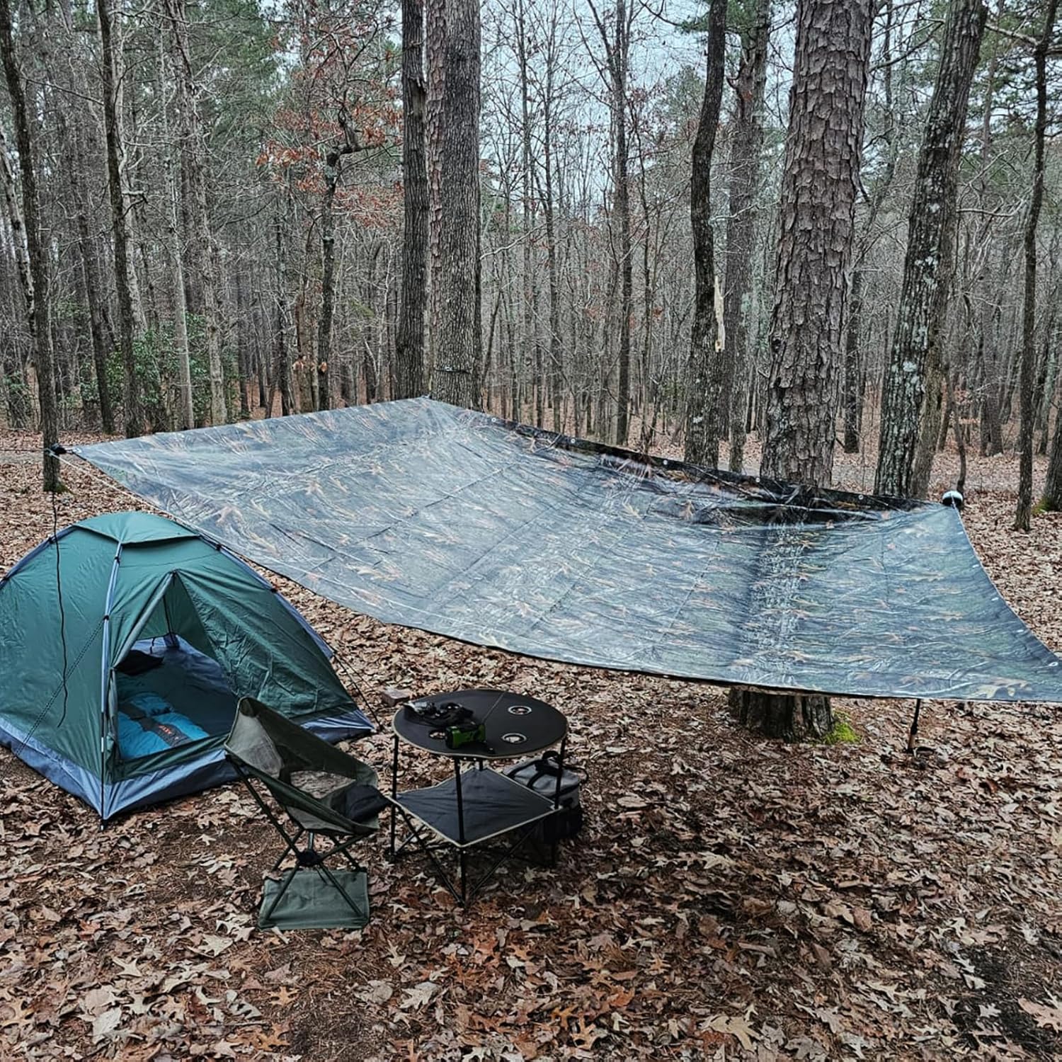 Heavy Duty 9 Mil Tarp Cover Wa - Outdoor Camping Tarp reseña y precio