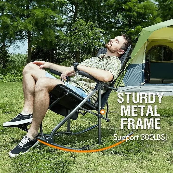 Custom   Oversized Folding Roc - Outdoor Camping Rocker reseña y precio