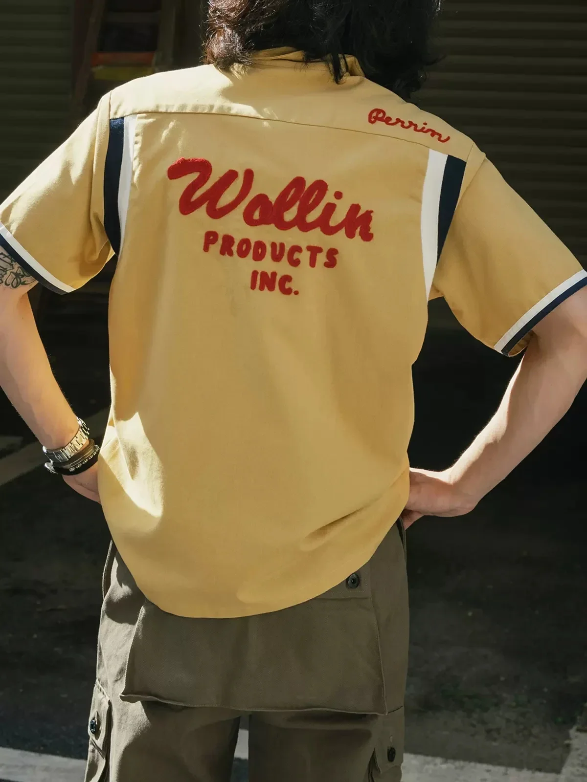Non Stock Retro Bowling Shirt  - Outdoor Camping Rocker reseña y precio