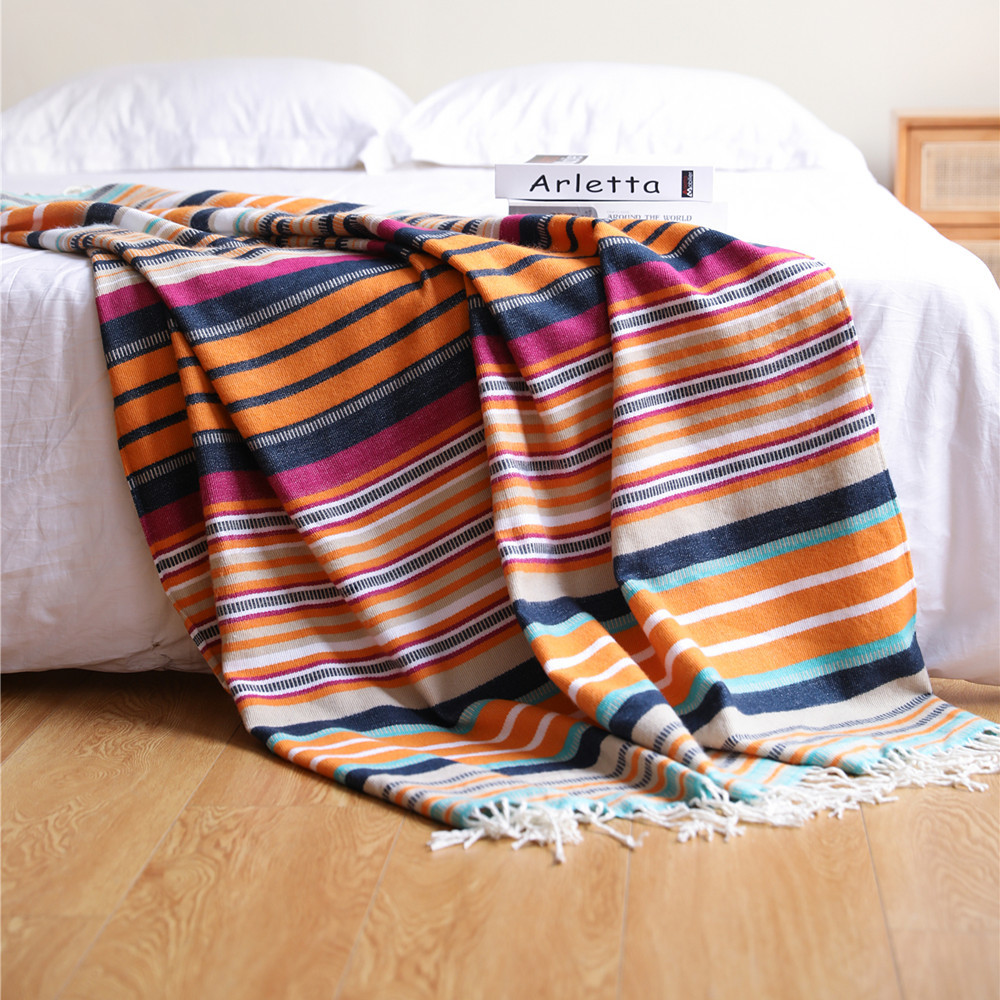 Mexican Bed Blanket Summer Sof - Outdoor Camping Tv reseña y precio