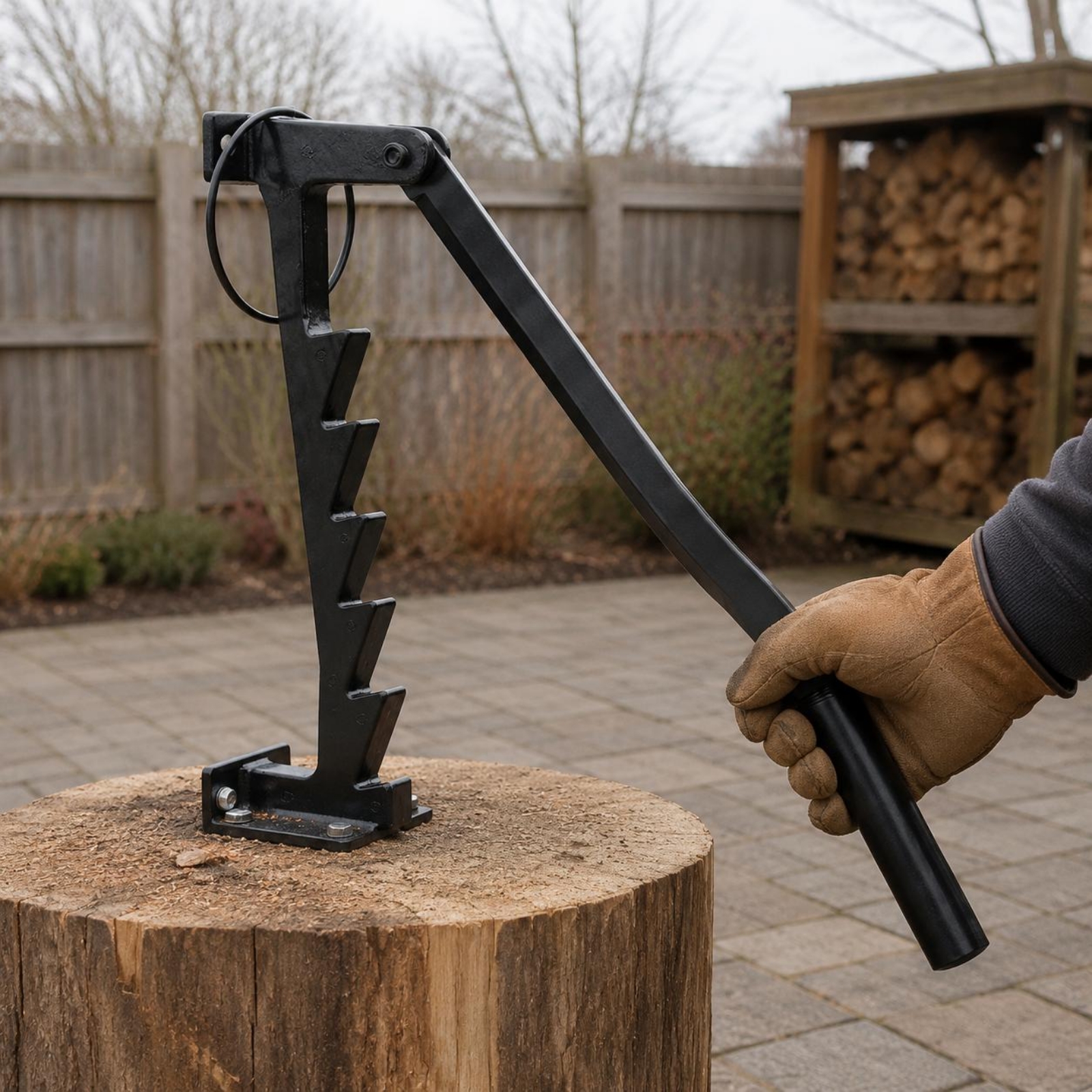 Manual Log Splitter Safe to Us - Outdoor Camp reseña y precio