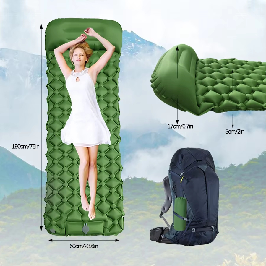 190*60cm Outdoor Camping Infla - Outdoor Camping Mat reseña y precio
