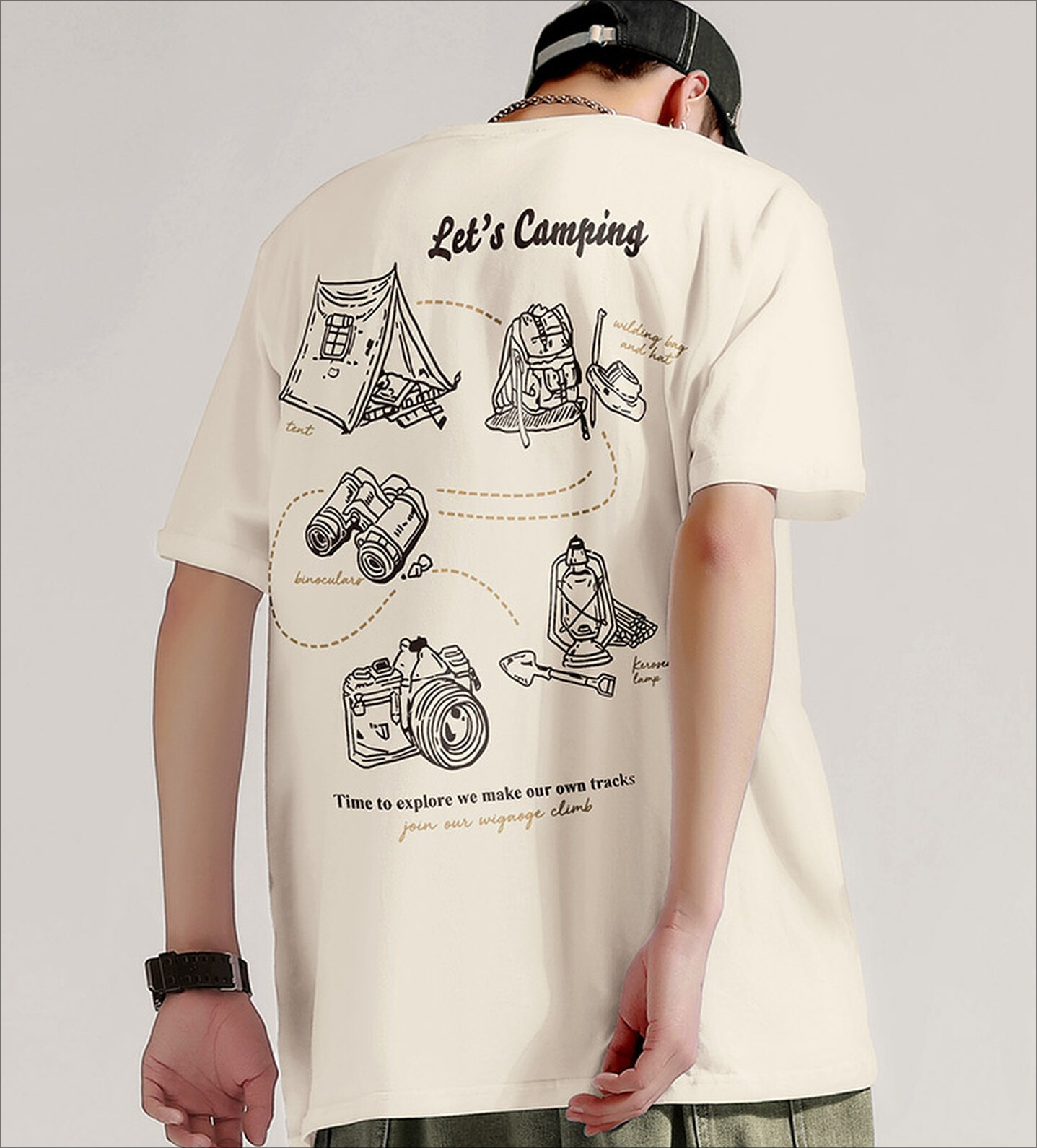 New Korea Men Short Sleeve Mou - Outdoor Camping Korea reseña y precio
