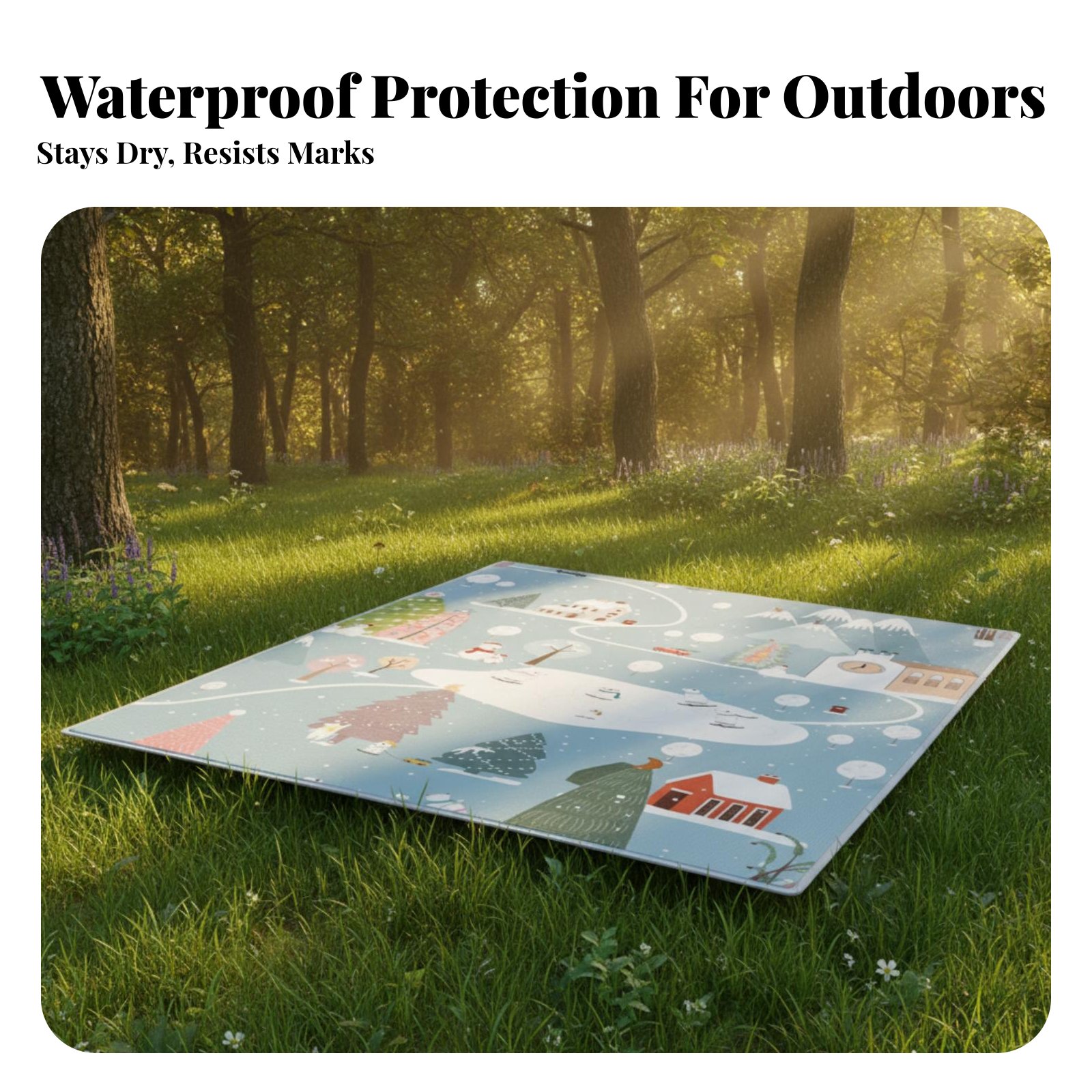 Camping Dining Mat, Foldable P - Outdoor Camping Mat reseña y precio