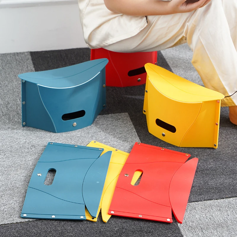 Plastic Portable Folding Stool - Outdoor Camping Folding Chairs reseña y precio