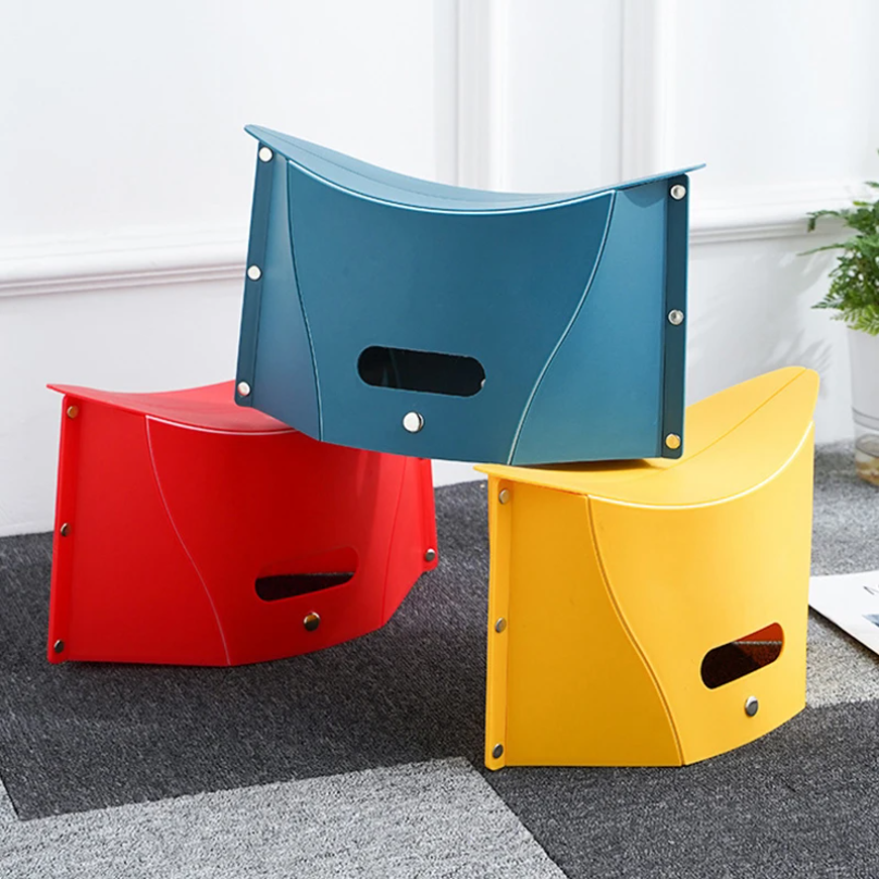 Plastic Portable Folding Stool - Outdoor Camping Folding Chairs reseña y precio
