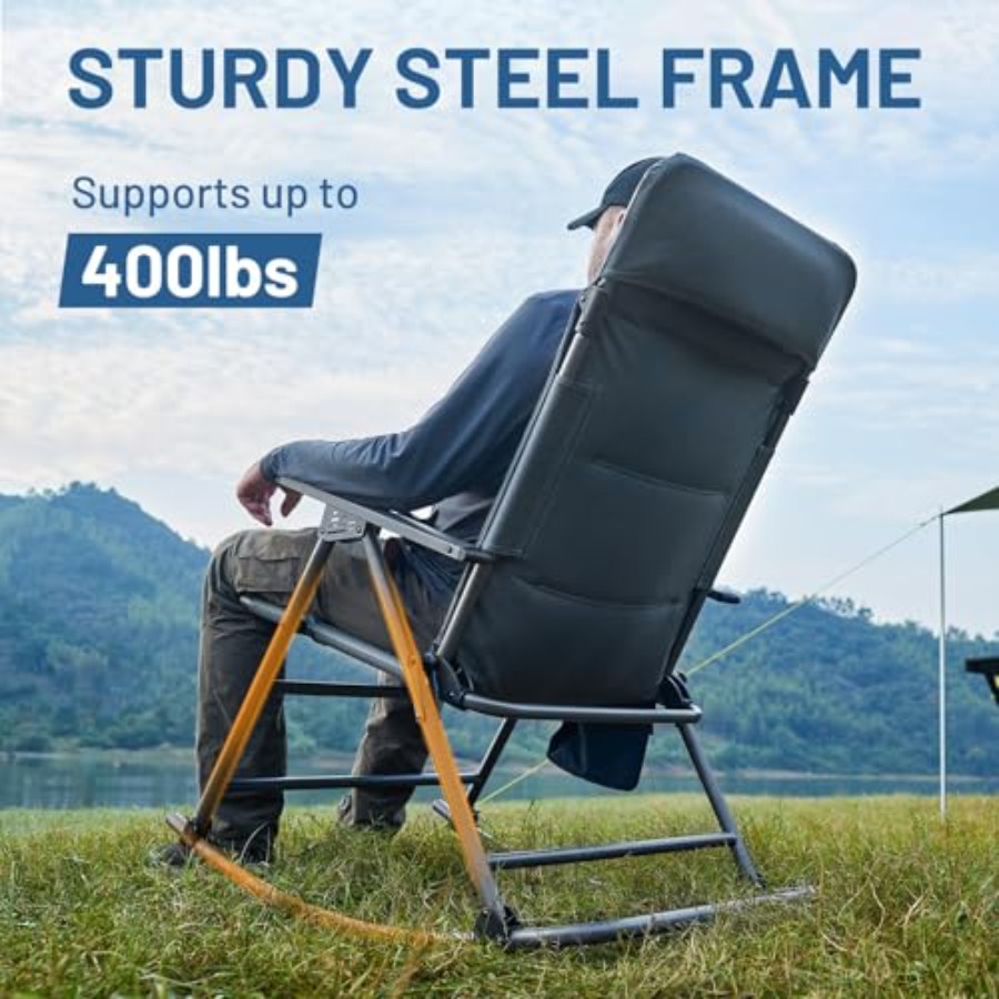 Oversized Folding Rocking Camp - Outdoor Camping Rocker reseña y precio