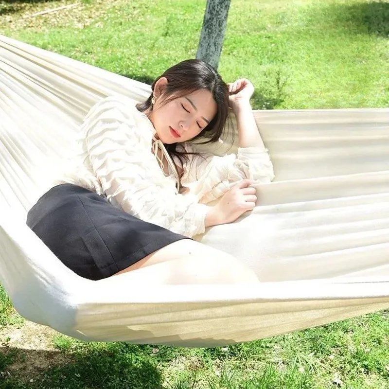 Canvas No Wooden Stick Hammock - Camping Hammock reseña y precio