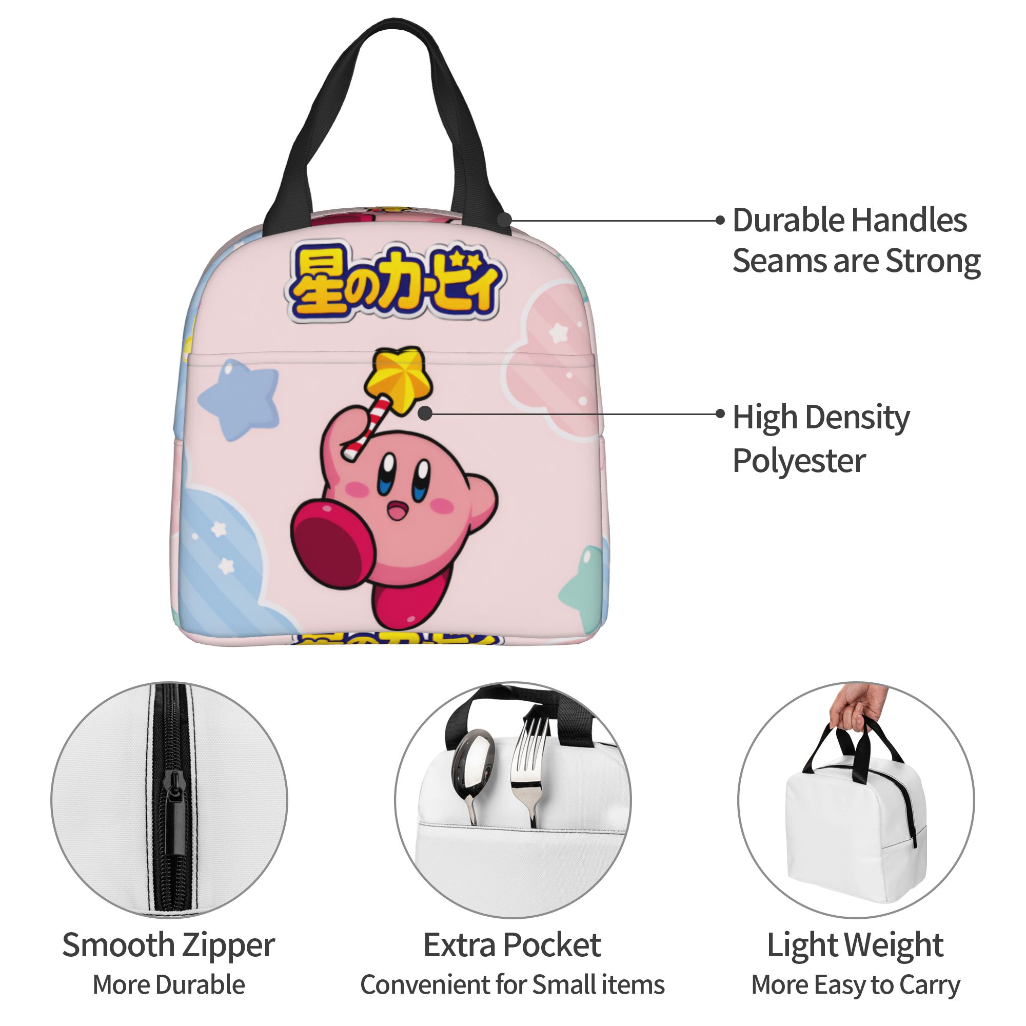 Custom K-Kirbys Insulated Lunc - Outdoor Camping Anime reseña y precio