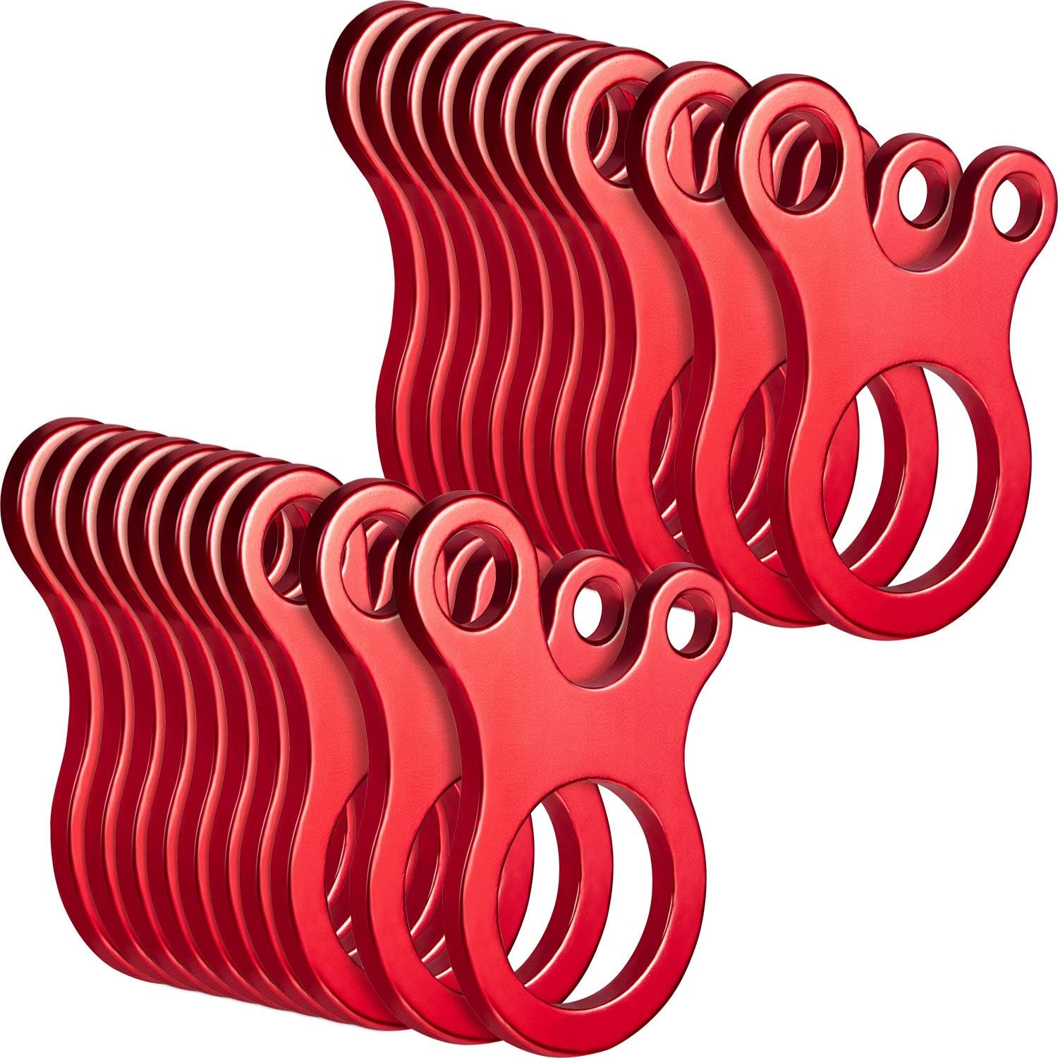 20Pcs Aluminum Alloy Tent Guyl - Outdoor Camping Tarp reseña y precio