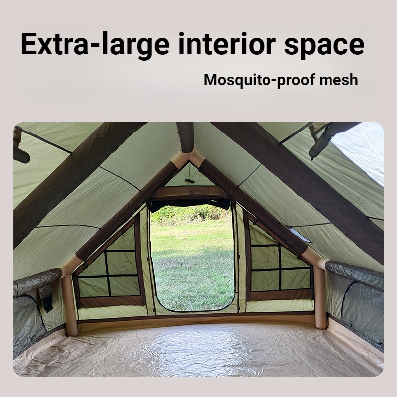 Family Spacious Camping Tents  - Outdoor Camping Inflatable Tent reseña y precio