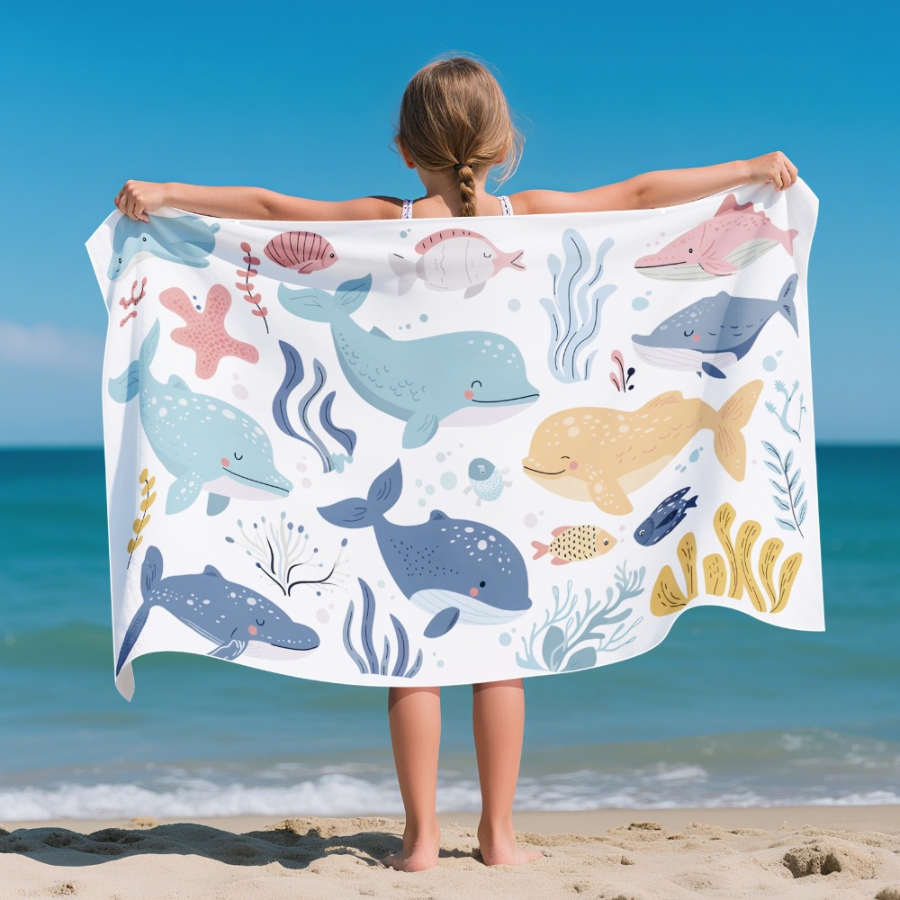 Cartoon Pattern Beach Towel Ki - Outdoor Camping Mat reseña y precio