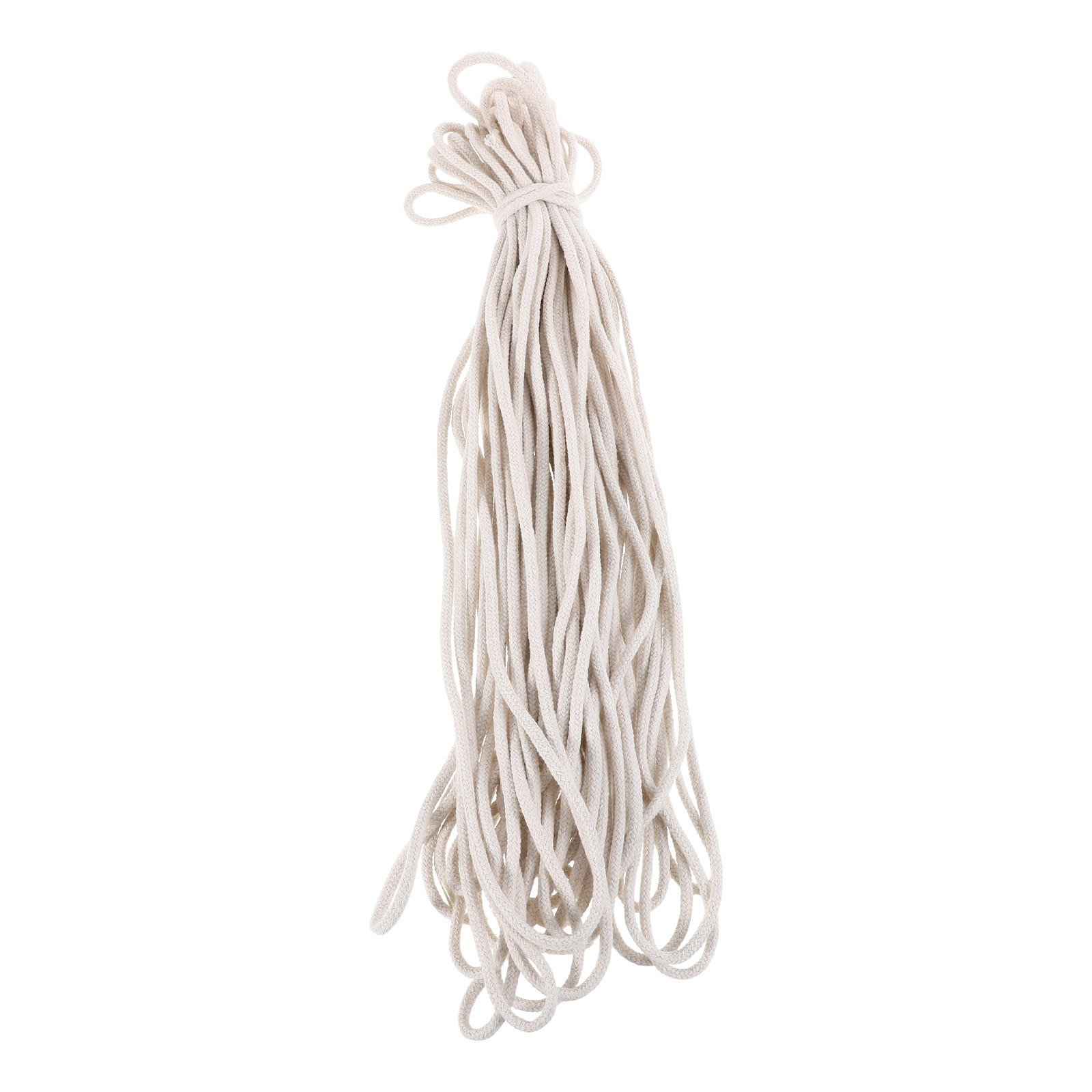 25M White Cotton Rope Braided  - Outdoor Camping Tarp reseña y precio