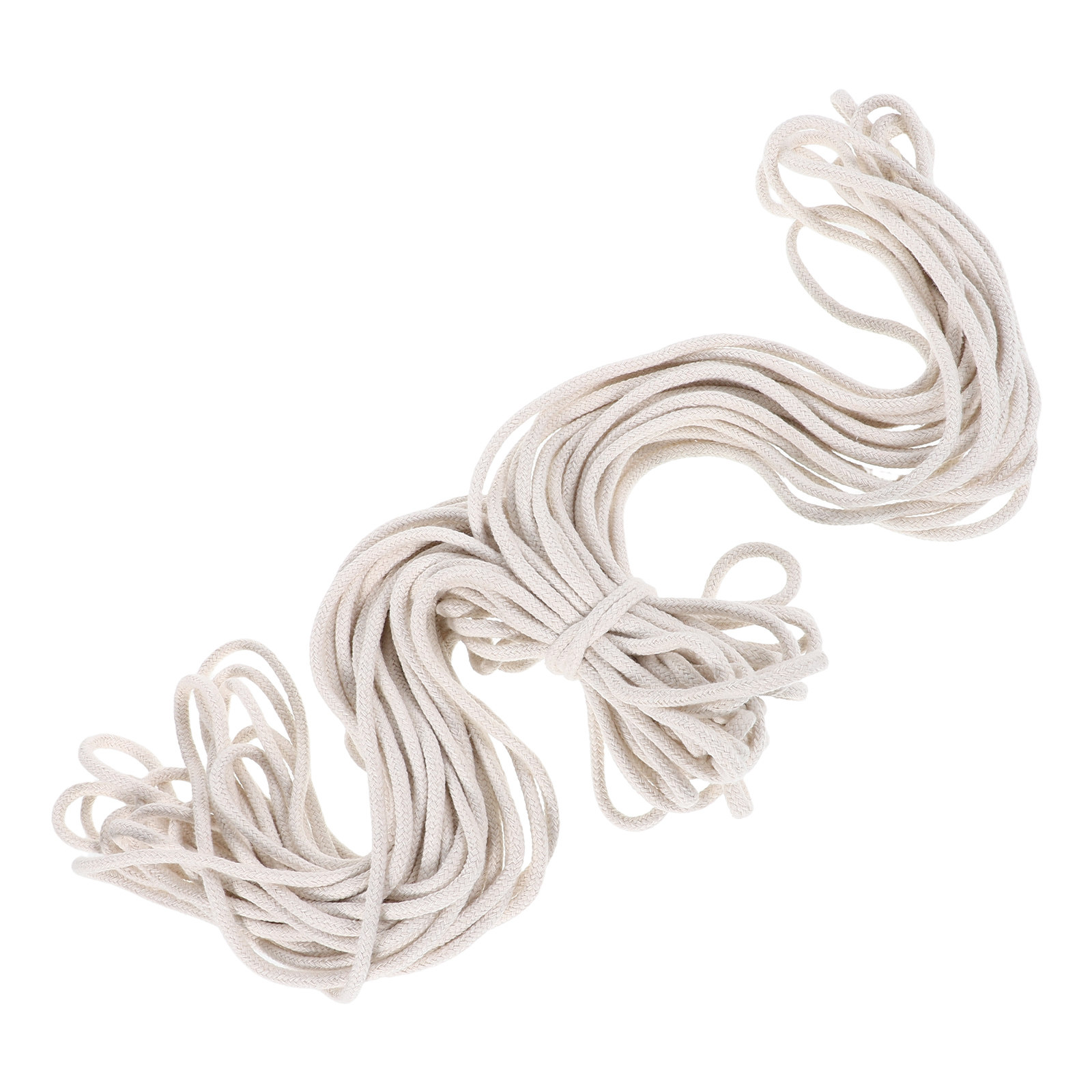 25M White Cotton Rope Braided  - Outdoor Camping Tarp reseña y precio