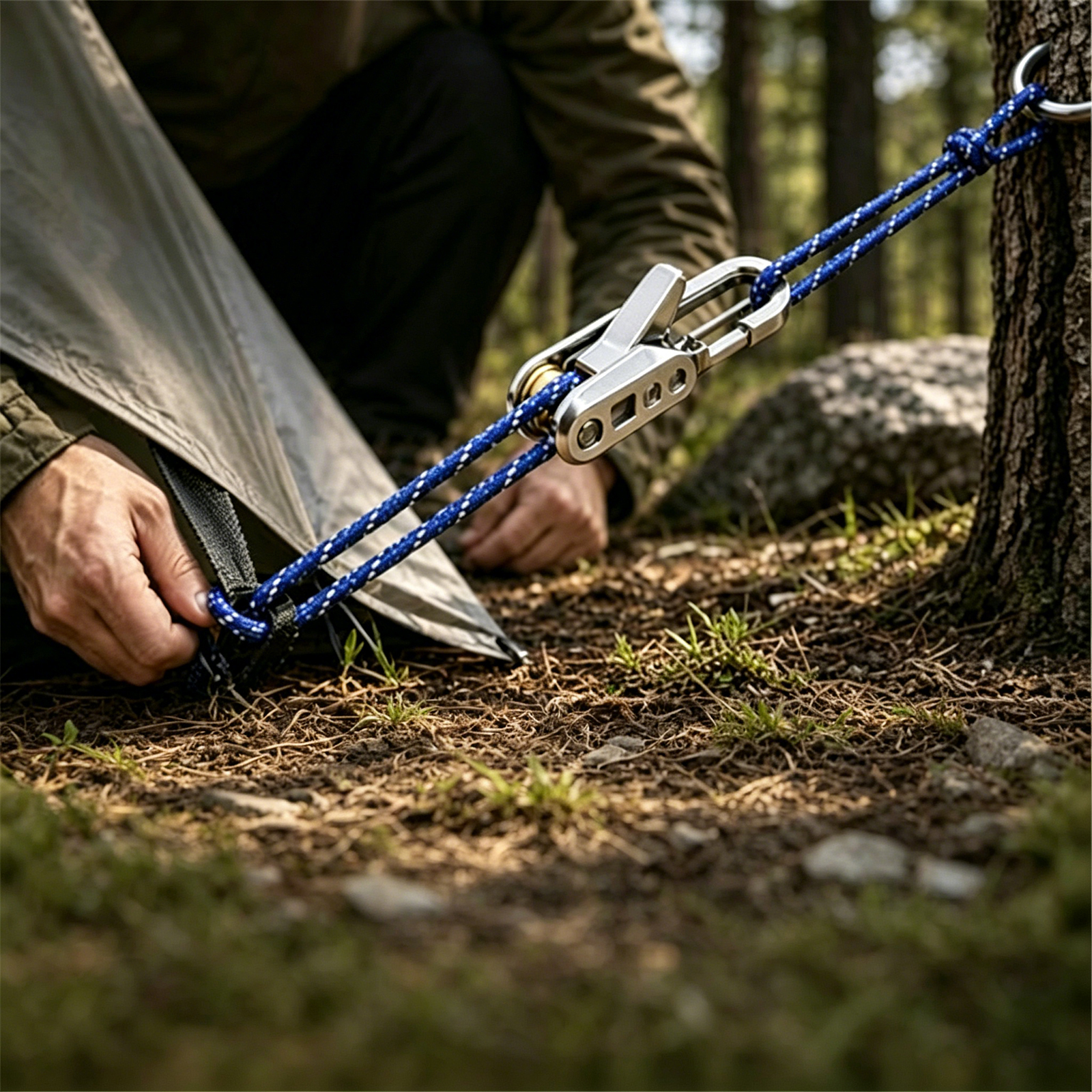 6pcs Paracord Tensioner with 2 - Outdoor Camping Tarp reseña y precio