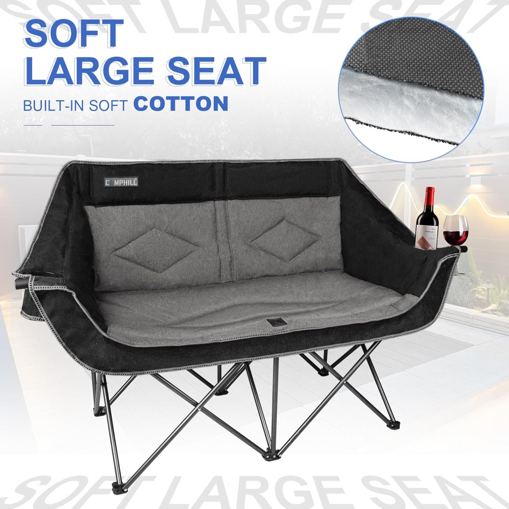 Oversized Double Camping Chair - Outdoor Camping Couch reseña y precio