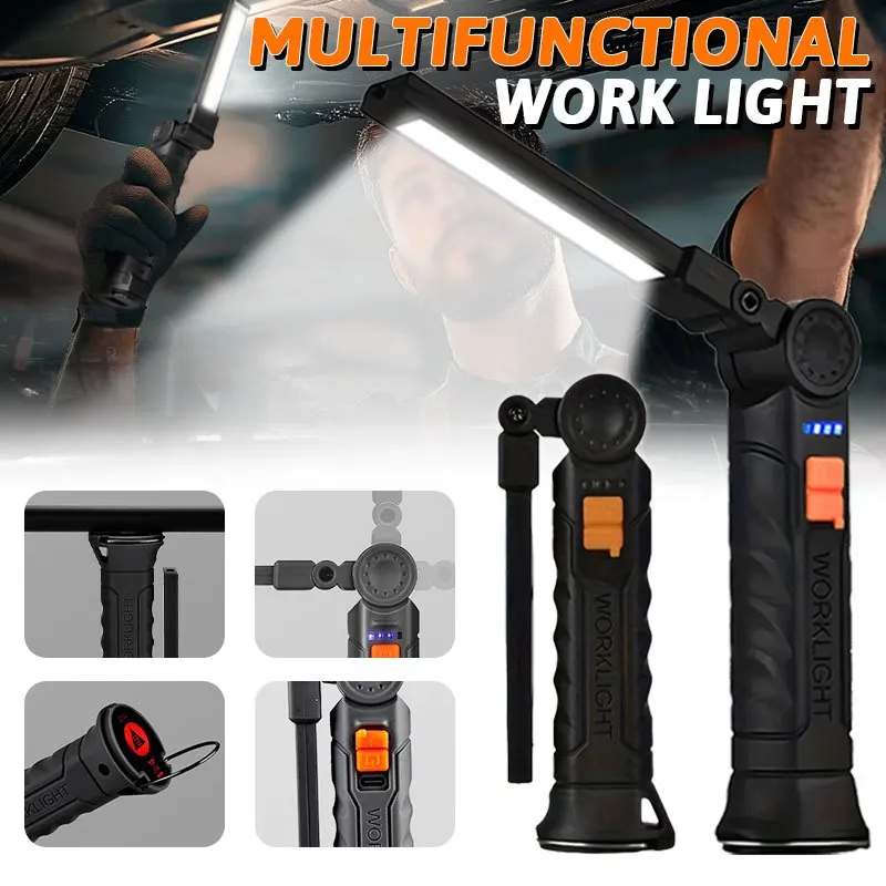 Rechargeable Magnetic Work Lig - Outdoor Camping Lampe reseña y precio