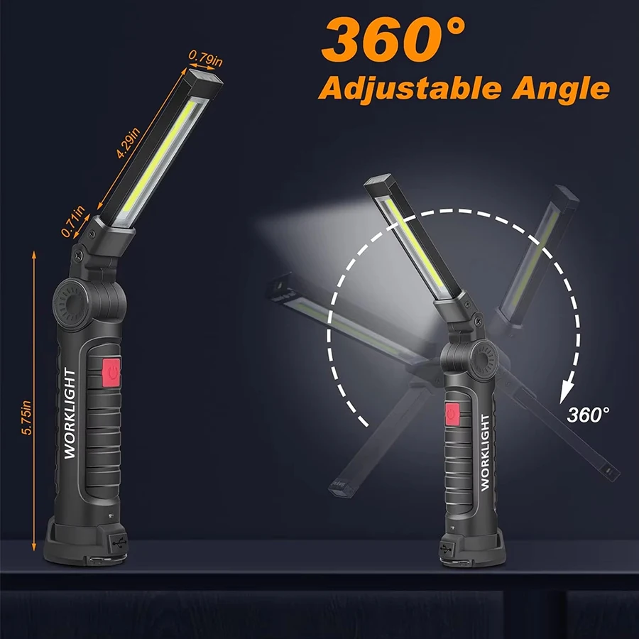 Rechargeable Magnetic Work Lig - Outdoor Camping Lampe reseña y precio