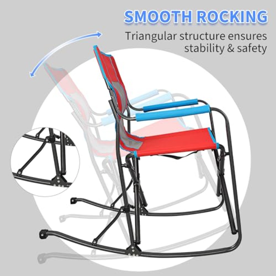 Oversized Rocking Camping Chai - Outdoor Camping Rocker reseña y precio