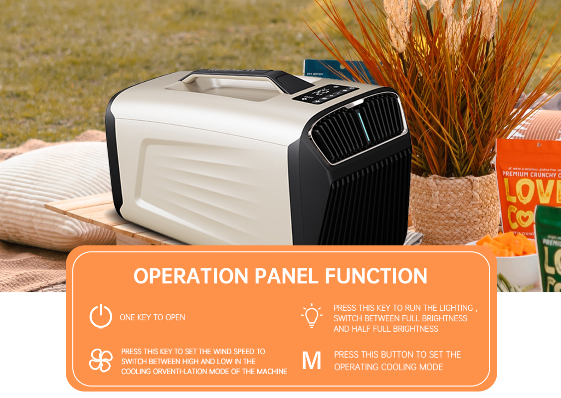 24V 220V Mini Air Conditioner  - Outdoor Camping Air Conditioner reseña y precio
