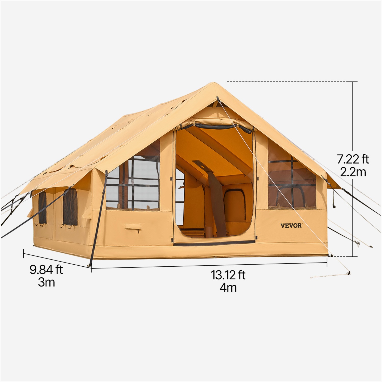 Inflatable Camping Tent – 4×3. - Outdoor Camping Inflatable Tent reseña y precio