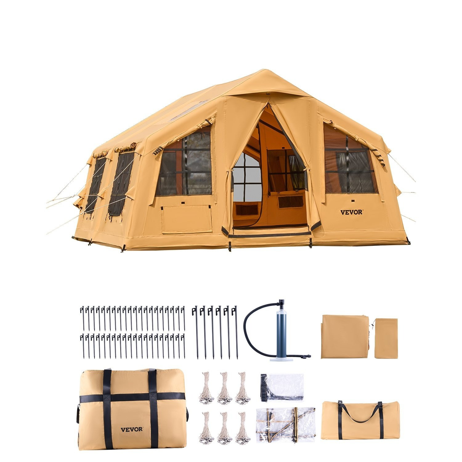 Inflatable Camping Tent – 4×3. - Outdoor Camping Inflatable Tent reseña y precio