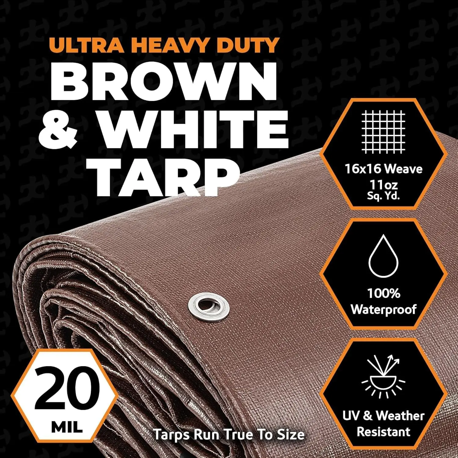 20 Mil Heavy Duty Tarp 10x12 f - Outdoor Camping Tarp reseña y precio