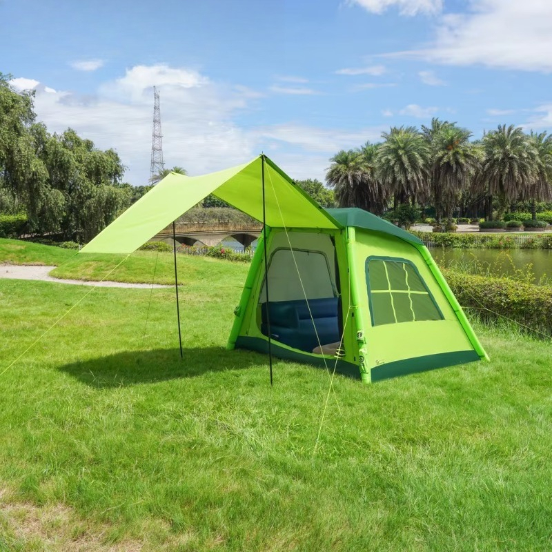 Portable Oxford Waterproof Inf - Outdoor Camping Inflatable Tent reseña y precio