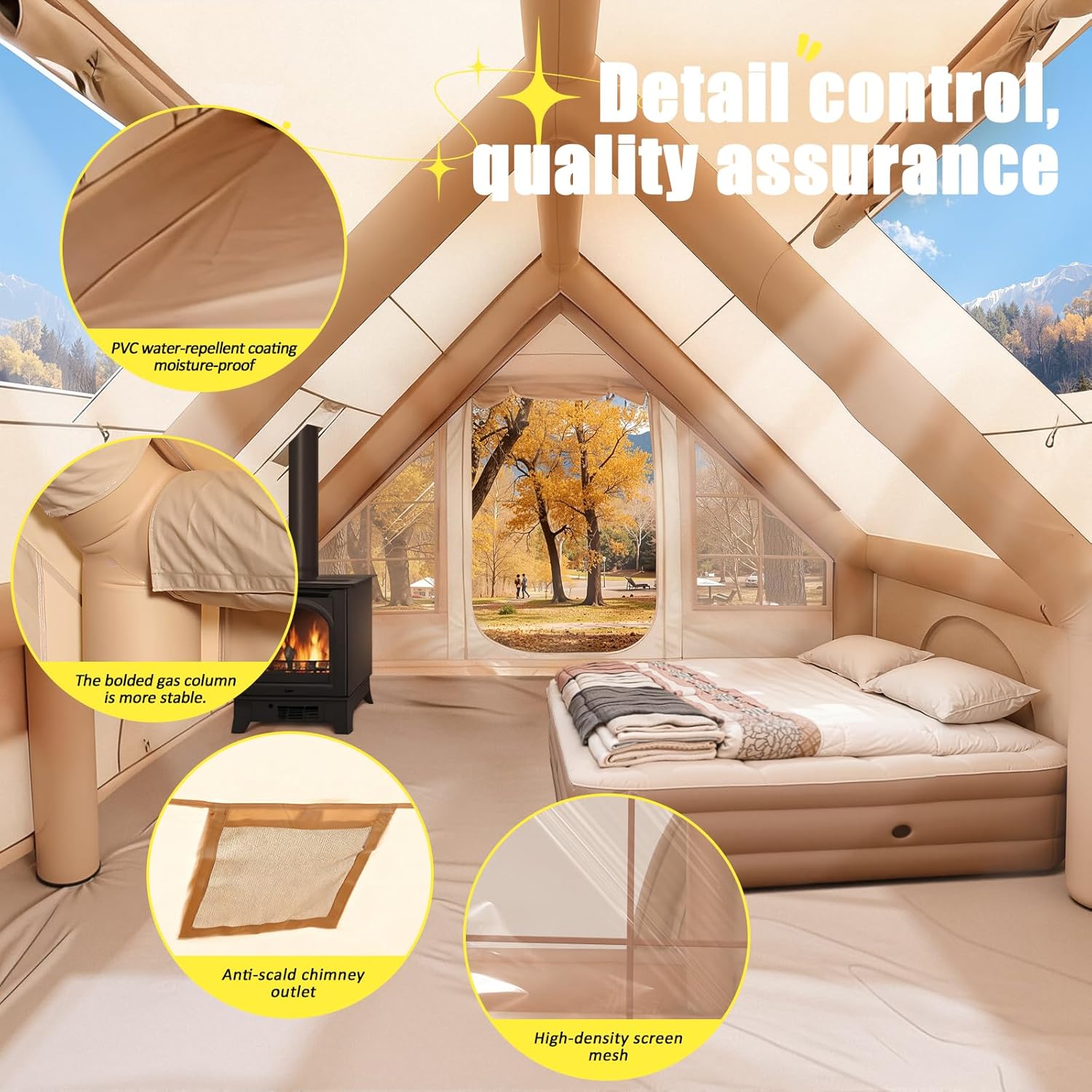 6-8 Person Inflatable Camping  - Outdoor Camping Furniture reseña y precio