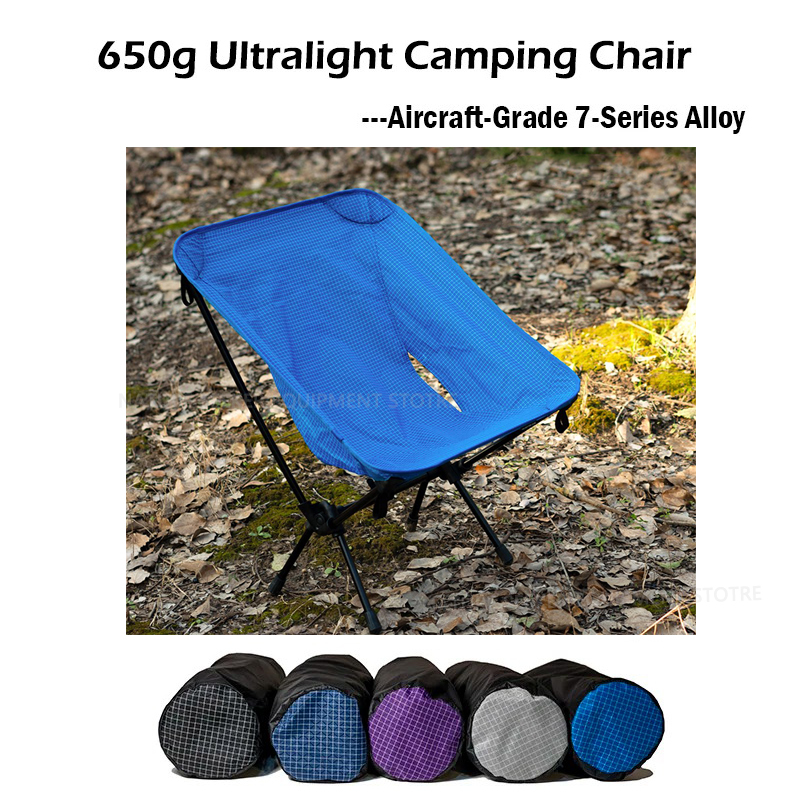 650g Ultralight Folding Campin - Outdoor Camping Folding Chairs reseña y precio