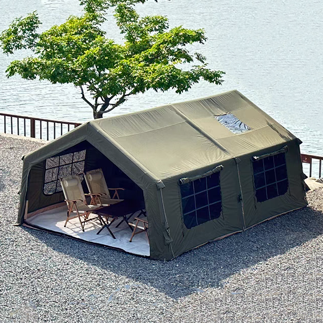 17.2  Large Luxury Waterproof  - Outdoor Camping Inflatable Tent reseña y precio