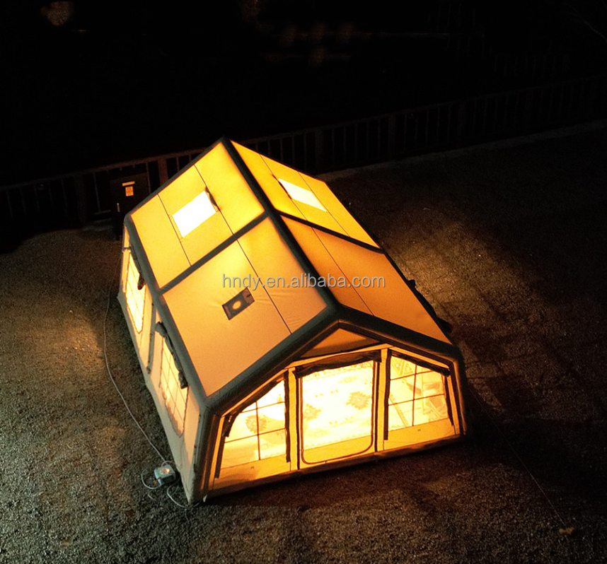 17.2  Large Luxury Waterproof  - Outdoor Camping Inflatable Tent reseña y precio