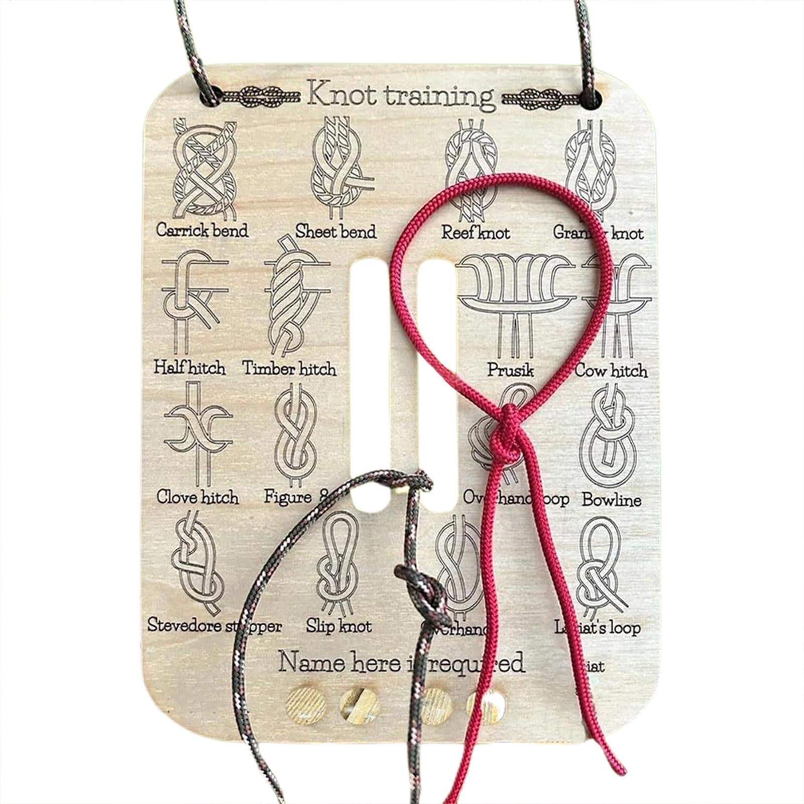 Creative Knot Tying Practice B - Outdoor Camping Ideas reseña y precio