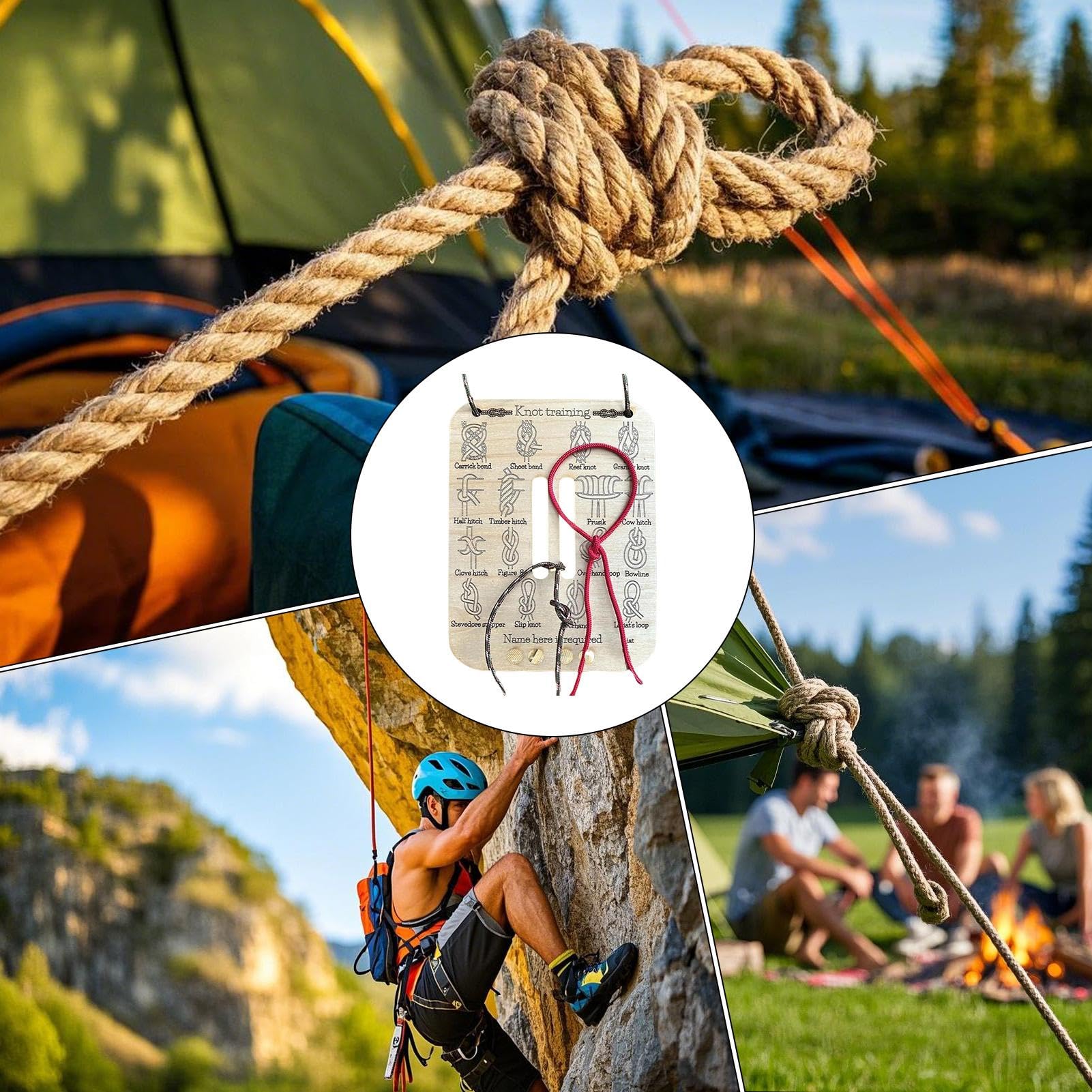 Creative Knot Tying Practice B - Outdoor Camping Ideas reseña y precio