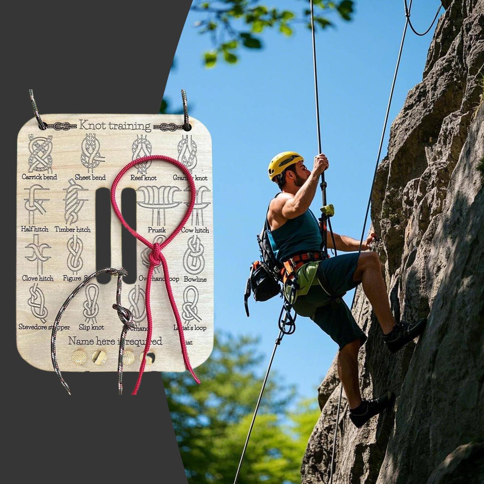 Creative Knot Tying Practice B - Outdoor Camping Ideas reseña y precio