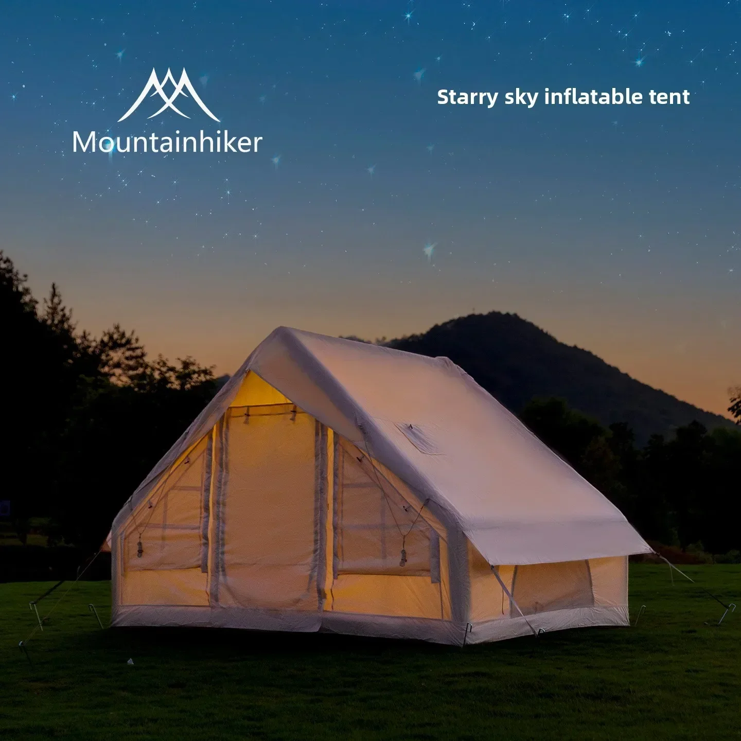 MOUNTAINHIKER Extra Large Infl - Outdoor Camping Inflatable Tent reseña y precio