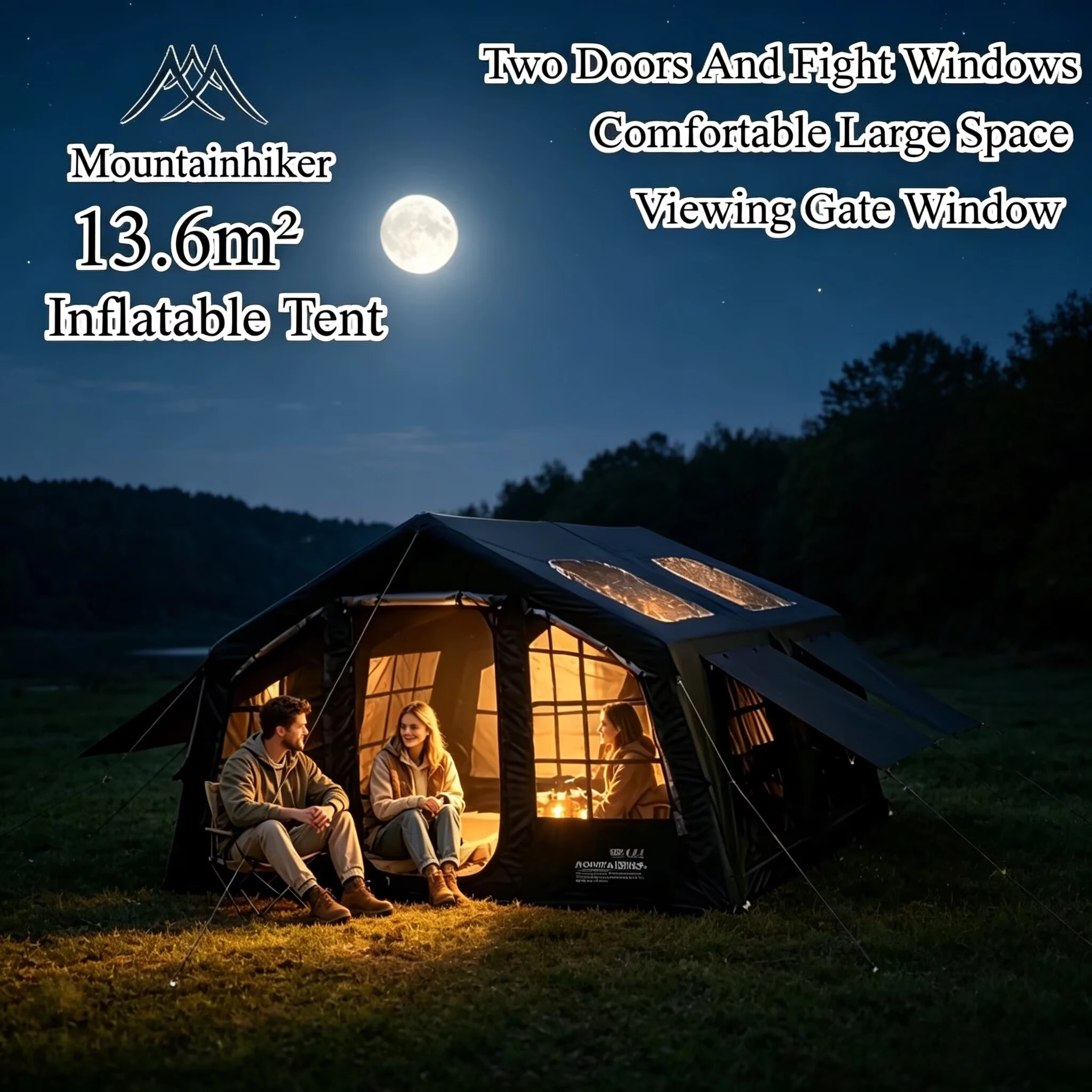 Mountainhiker Inflatable Campi - Outdoor Camping Inflatable Tent reseña y precio