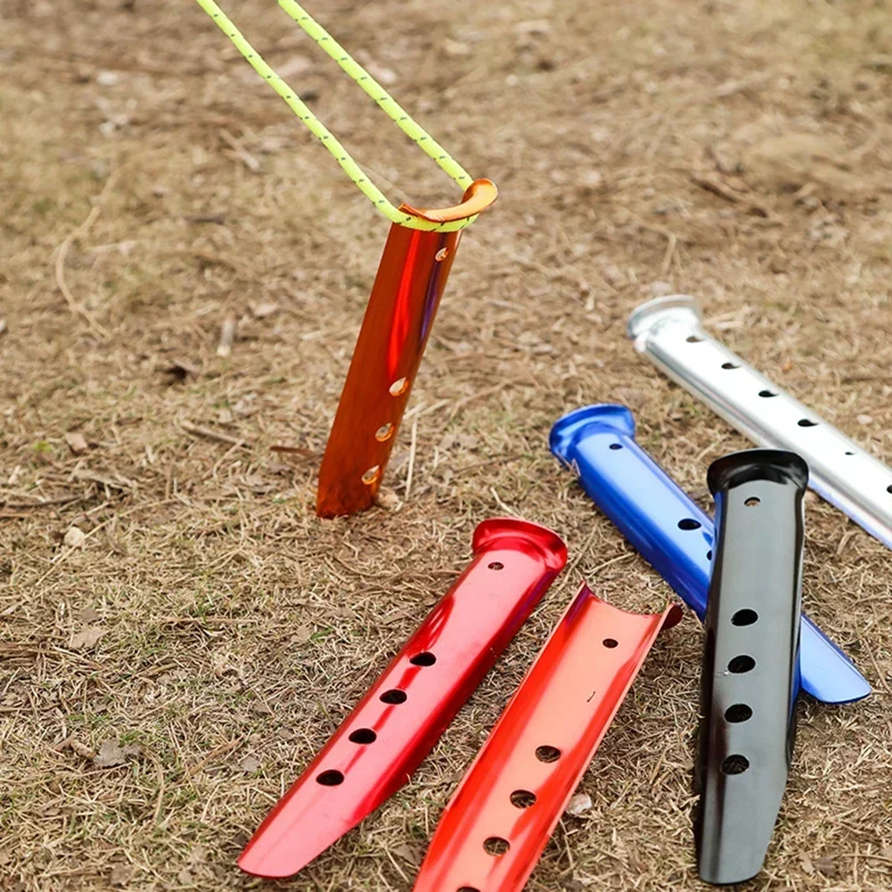 6PCS Beach U-Shape Tent Stakes - Outdoor Camping Tarp reseña y precio