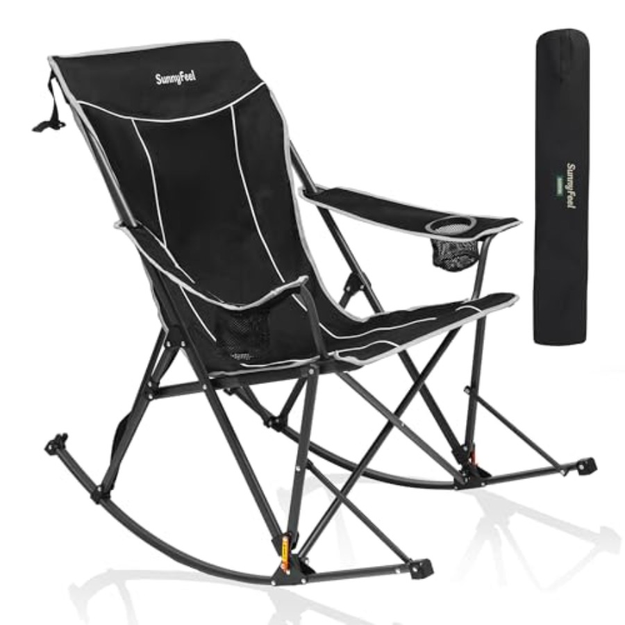 Oversized Folding Rocking Camp - Outdoor Camping Rocker reseña y precio